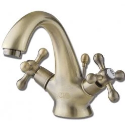 Μπαταρία νιπτήρος GLORIA ANTICA 34-0752 Μπρονζέ