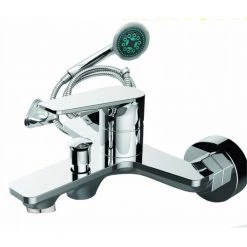 Μπαταρία μπάνιου με σπιράλ, τηλέφωνο και στήριγμα GLORIA KOMSI 42-8443