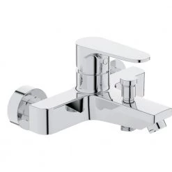 Μπαταρία μπάνιου με σπιράλ, τηλέφωνο και στήριγμα GLORIA LIRA 13-3059