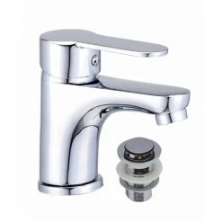 Μπαταρία νιπτήρος με βαλβίδα κλικ GLORIA STADA 11-3512