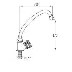 Μπανιέρας Κατάστημα -Μπανιέρας Κατάστημα ζεύγος κάνουλα πάγκου 1 2 ottone meloda enne 61950 χρωμέ 1