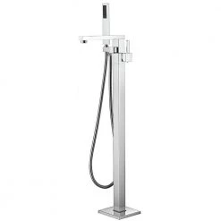 Μπαταρία λουτρού επιδαπέδια KARAG GINKO DF-02011 CHROME (Πλήρης)