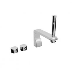 Μπαταρία λουτρού επικαθήμενη OTTONE MELODA 91A3005422 Χρωμέ