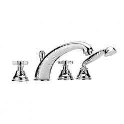 Μπαταρία λουτρού επικαθήμενη OTTONE MELODA AMPHORE 58150 Χρωμέ