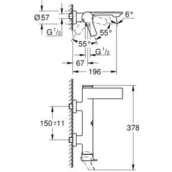 Μπαταρία μπάνιου GROHE ALLURE 32826001 Χρωμέ 7 Μπαταρία μπάνιου GROHE ALLURE 32826001 Χρωμέ -Μπανιέρας Κατάστημα μπαταρία μπάνιου grohe allure 32826001 χρωμέ 2