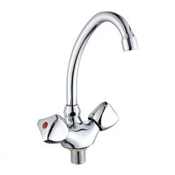 Μπαταρία νιπτήρα SILVER απλή μονής οπής BORMANN BTW3080