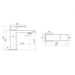 Μπαταρία νιπτήρος DELOS Nero KARAG E02FA382-BL -Μπανιέρας Κατάστημα μπαταρία νιπτήρος delos nero karag 1