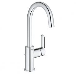 Μπαταρία νιπτήρος GROHE Bauedge 23760000 ψηλή με αυτόματη βαλβίδα