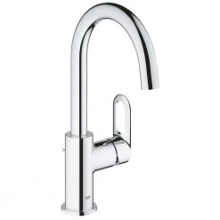 Μπαταρία νιπτήρος GROHE Bauloop 23091000 ψηλή με αυτόματη βαλβίδα