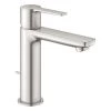 Μπαταρία νιπτήρος GROHE LINEARE S 32114DC1 Super Steel -Μπανιέρας Κατάστημα μπαταρία νιπτήρος grohe lineare s 32114dc1 super steel