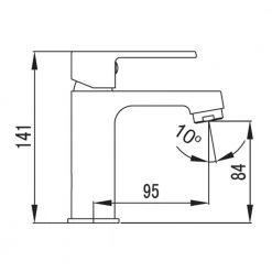 Μπαταρία νιπτήρος KARAG MARCARNI QW16 -Μπανιέρας Κατάστημα μπαταρία νιπτήρος karag marcarni qw16 2