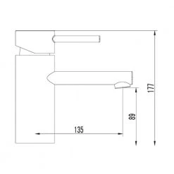 Μπαταρία νιπτήρος KARAG SINAR FA16 -Μπανιέρας Κατάστημα μπαταρία νιπτήρος karag sinar fa16 2