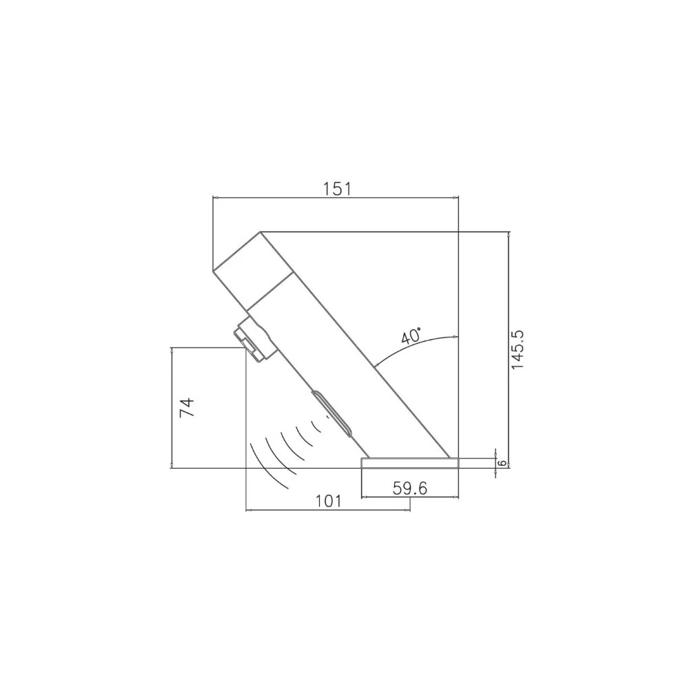 Μπαταρία νιπτήρος με φωτοκύτταρο ρεύματος MCM 7024C 4 Μπαταρία νιπτήρος με φωτοκύτταρο ρεύματος MCM 7024C - Image 2