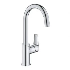 Μπαταρία νιπτήρος ψηλή 31,1 Cm με βαλβίδα Click GROHE BAUEDGE L 23911001 Χρωμέ